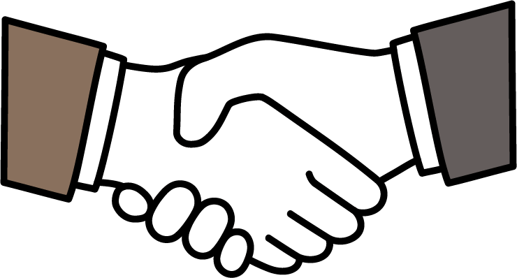 契約成立の際の握手